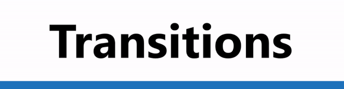 Transitions et animations