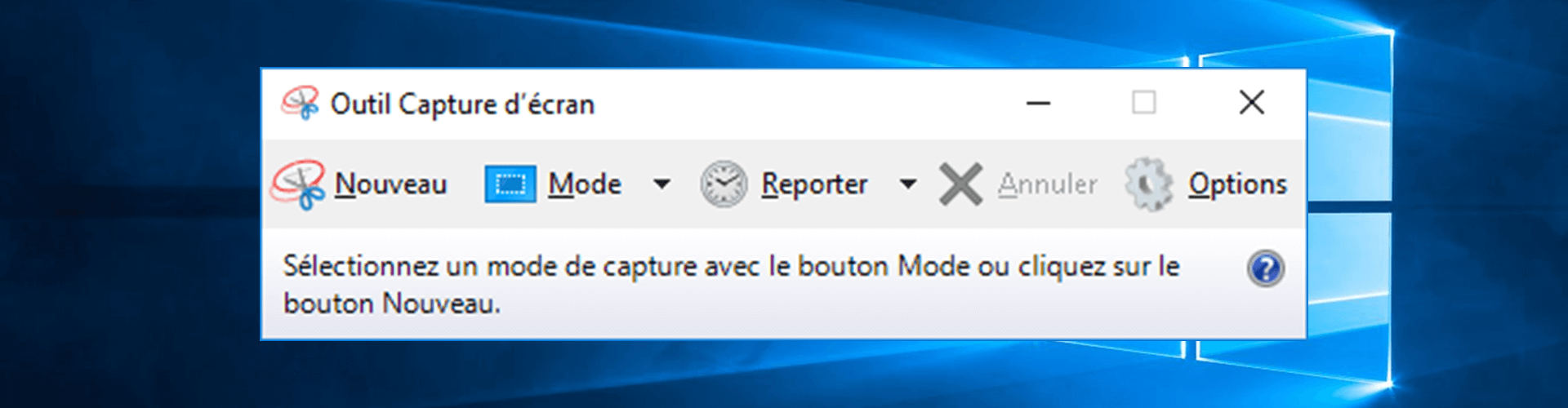Capture d'écran Windows
